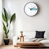 Unique Bargains Modern Plastic Silent Non-Ticking Battery Powered Round Wall Clock - 3 of 4