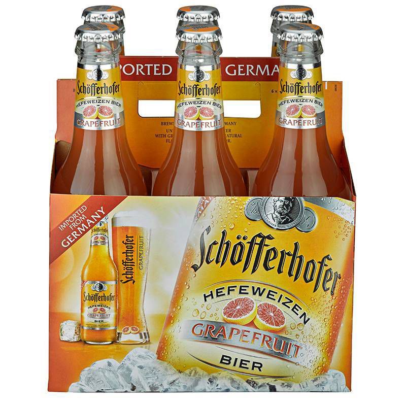 Schofferhofer Grapefruit Hefeweizen Beer - 6pk/12 fl oz Bottles, 2 of 4