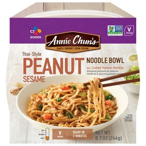 Annie Chun's Vegan Noodle Bowl Peanut Sesame - 8.7oz - 1 of 4