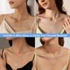 Silver Chain Necklace, 1.35mm Rope Chain for Women , 18 Inch Simple and Fashionable, Suitable for Daily Wear - 3 of 4