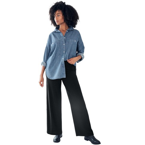 Flare Leg Rib-knit Pants  Knit pants outfit, Flared pants outfit