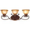 Minka Lavery Industrial Wall Light Illuminati Bronze Hardwired 31" 3-Light Fixture Silver Patina Glass for Bathroom Living Room - 4 of 4