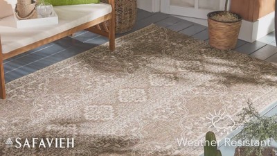 79'' Red Synthetic Easy-Care Rectangular Outdoor Rug