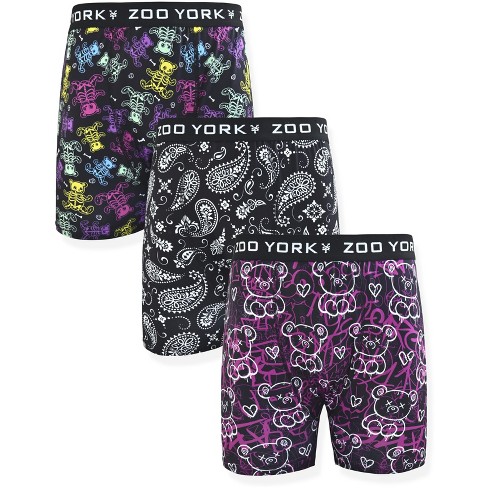 Zoo York Men's 3 Pack Boxer Briefs - 360 Stretch Print Premium Underwear  For Men : Target