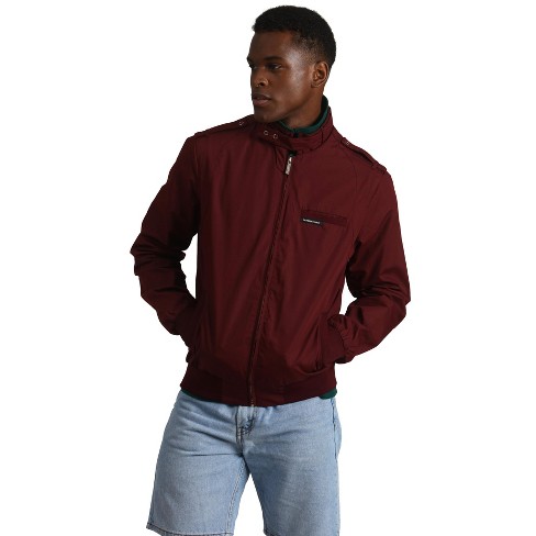 Burgundy shop windbreaker mens