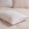 Gracie Mills Trujillo 3-Piece Embroidered Stripes Cotton Jacquard Comforter Set - 3 of 4