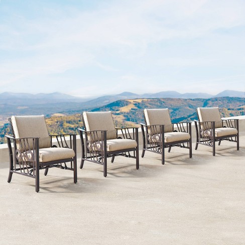 Tan best sale patio chairs