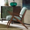 OUTSUPPLY Mid Century Lounge Chair, 300lb Capacity Tufted Accent Chair with Solid Wood Frame - 4 of 4