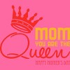 Women's Design By Humans Mother's Day Mom You Are The Queen By tmsarts Racerback Tank Top - 2 of 2