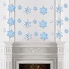 Big Dot of Happiness Blue Snowflakes - Winter Holiday Party DIY Decorations - Clothespin Garland Banner - 44 Pieces - 3 of 4