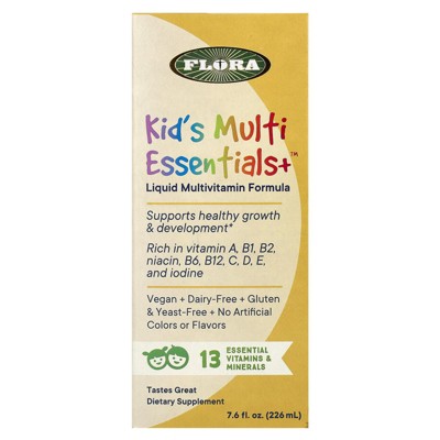 Flora Kid's Multi Essentials+, Fruit Juice, 7.6 fl oz (226 ml)