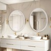 Hyleory Round Mirror for Bathroom, Lighted Makeup Vanity Mirror, Wall-Mounted, Anti-Fog - 4 of 4