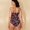 Women's Shirred Scoop Neck Full Coverage One Piece Swimsuit - Shade & Shore™ - 2 of 4