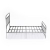 East West Furniture,Garland Full Bed Frame with 6 Metal Legs - Magnificent Bed Frame in Powder Coating Silver Color - 4 of 4