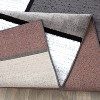 World Rug Gallery Contemporary Modern Boxed Color Block Area Rug - 4 of 4