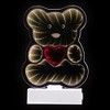 Northlight LED Lighted 3D Teddy Bear with Heart Infinity Mirror - 8" - 4 of 4