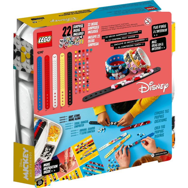 LEGO DOTS Mickey &#38; Friends Bracelets Mega Pack Set 41947, 5 of 8