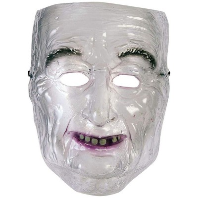 Forum Novelties Old Man Face Adult Transparent Costume Mask