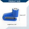 Unique Bargains Bicycle Lock Portable Ring Anti-Theft Bike Lock Motorcycle Wheel Disk Lock Blue - 4 of 4
