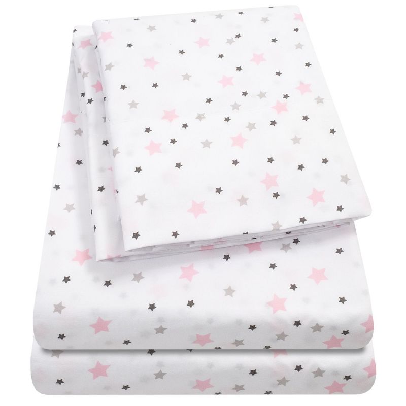 Stars Microfiber Kids' Sheet Set By Sweet Home Collection™, 2 of 7
