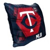 MLB Minnesota Twins Firm Density Connector Velvet Reverse Pillow - 2 of 3