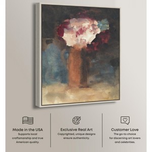 Art Remedy Roses lost Vintage Classic Roses Wall Art Framed - 1 of 4