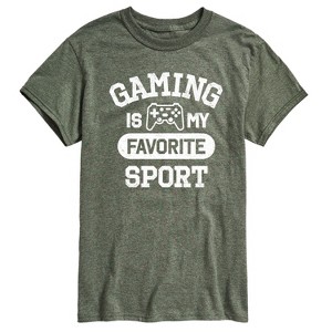 Men's - Instant Message - Gaming Is My Favorite Sport Short Sleeve Graphic T-Shirt - 1 of 4