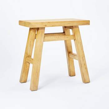 Thatcher Wood Stool Natural - Threshold™ designed with Studio McGee