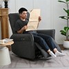 270° Power Swivel Rocker Recliner Chair with USB Ports and and Side Pockets - 3 of 4