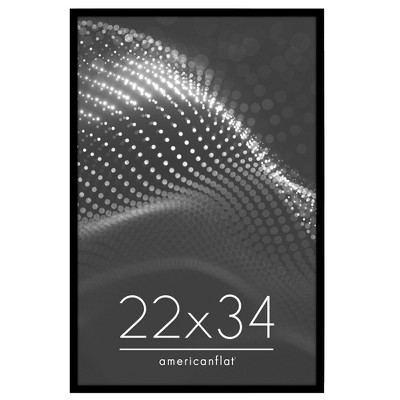 Americanflat Poster Frame - Perfect for Photos and Artwork - Black