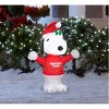 Gemmy Peanuts 3.5-FT Snoopy "Mistletoe Tester" Scene Holiday Inflatable - 2 of 4