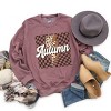Simply Sage Market Autumn Lightning Checkered Sweatshirt - 3 of 4