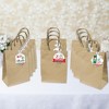 Big Dot of Happiness Santa's Special Delivery - Assorted Hanging From Santa Claus Christmas Favor Tags - Gift Tag Toppers - 12 Ct - 3 of 4