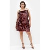 Women's Plus Size Disco Skirt - pink | CITY CHIC - 3 of 4
