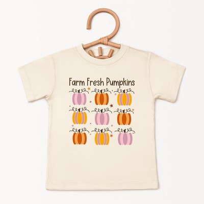 The Juniper Shop Farm Fresh Pumpkins Chart Youth Short Sleeve Tee