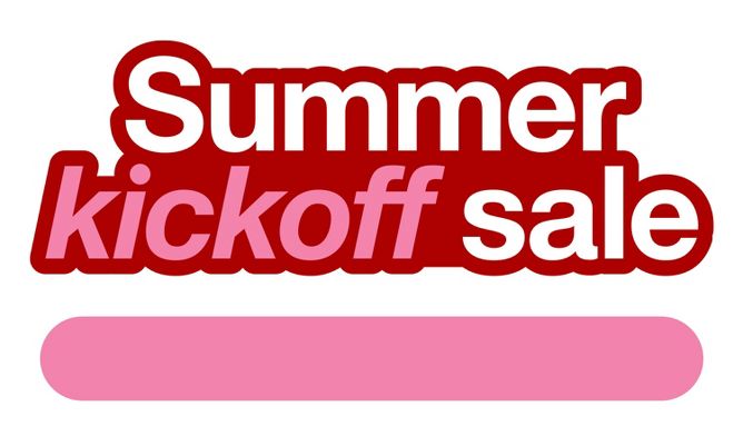 Summer kickoff sale