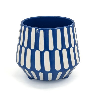Ceramic Planter Blue - Bullseye's Playground™