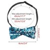 INSPIRE CHIC Men's Sequin Adjustable Pre-tied Bow Tie - 2 of 4