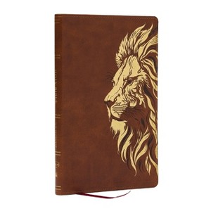 Kjv, Personal Size New Testament, Tan Leathersoft, Red Letter, Comfort Print - by  Thomas Nelson (Leather Bound) - 1 of 1