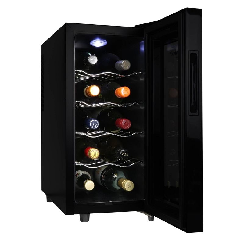 Koolatron 10 Bottle Wine Cooler Thermoelectric Freestanding Wine Fridge, 1 of 8