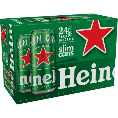 Heineken Imported Premium Lager Beer - 24pk/12 fl oz Cans