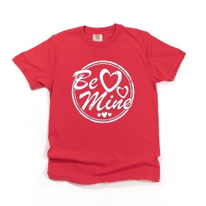 Simply Sage Market Women's Be Mine Circle Short Sleeve Garment Dyed Tee - 1 of 4