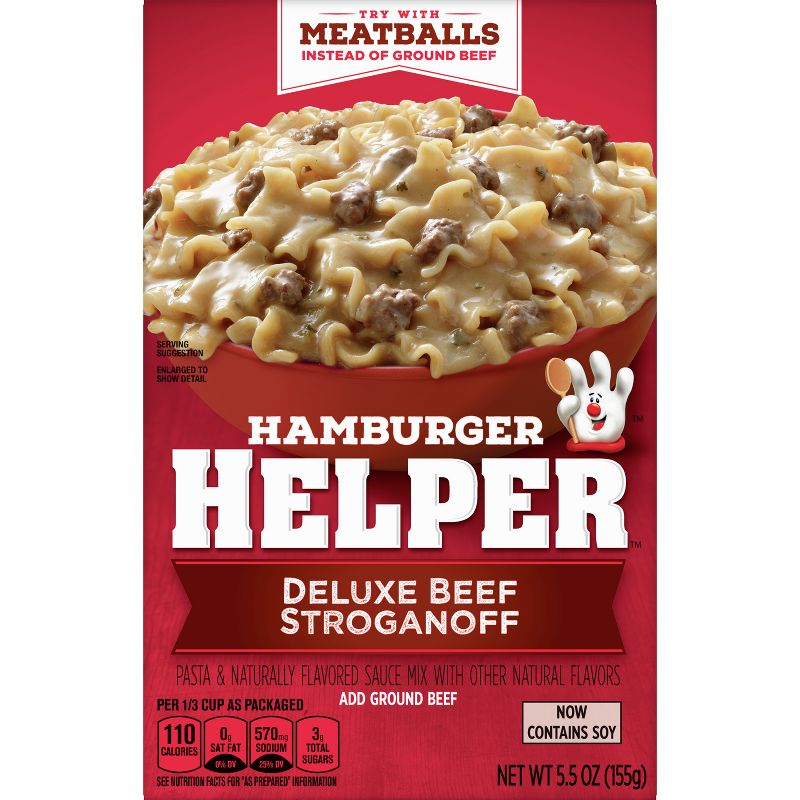 Hamburger Helper Deluxe Beef Stroganoff - 5.5oz, 1 of 11