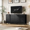 14 Drawer Dresser, 63 Inch Fabric Dresser TV Stand with Power Outlet for 65 70 75 Inch TV, Long Entertainment Center - 2 of 4