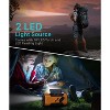 FosPower Solar Hand Crank Emergency Radio with Flashlight Cell Phone Charger, AM/FM/NOAA Weather Radio Power Bank, IPX3 SOS Alarm Reading Lamp - 3 of 4