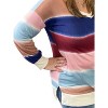 Women's Off Shoulder Stripe Tee - honeyme - 2 of 2