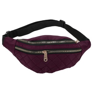Unique Bargains Argyle Fanny Pack 1 Pc - 1 of 4