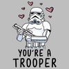 Men's Star Wars Valentine's Day You're A Trooper Long Sleeve Shirt - 2 of 4