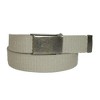CTM Men's Fabric Belt with Brass Flip Top Buckle - 3 of 4