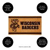 Evergreen University of Wisconsin-Madison Logo Natural Coir 28 x 16 Inches Indoor Outdoor Doormat - 3 of 4